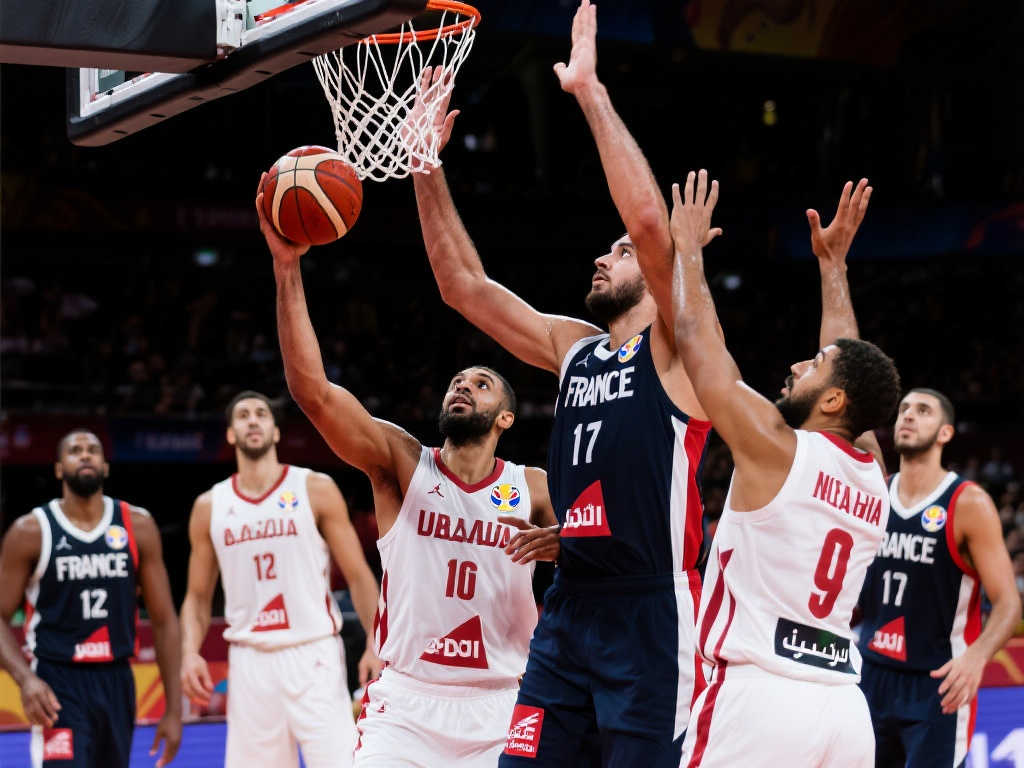 世界杯焦点战：黎巴嫩男篮对阵法国男篮，双方无望淘汰赛前景解析